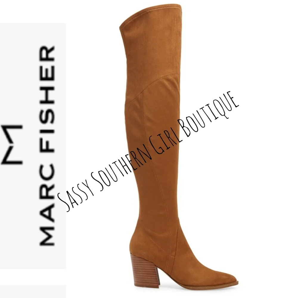 🆕⭐Marc Fisher tan over the knee boots